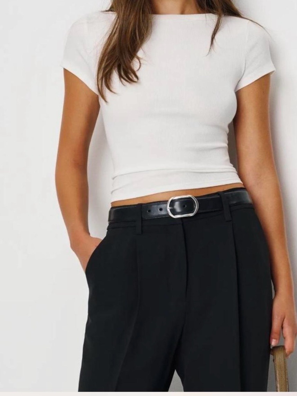 Reformation Talia top size small white